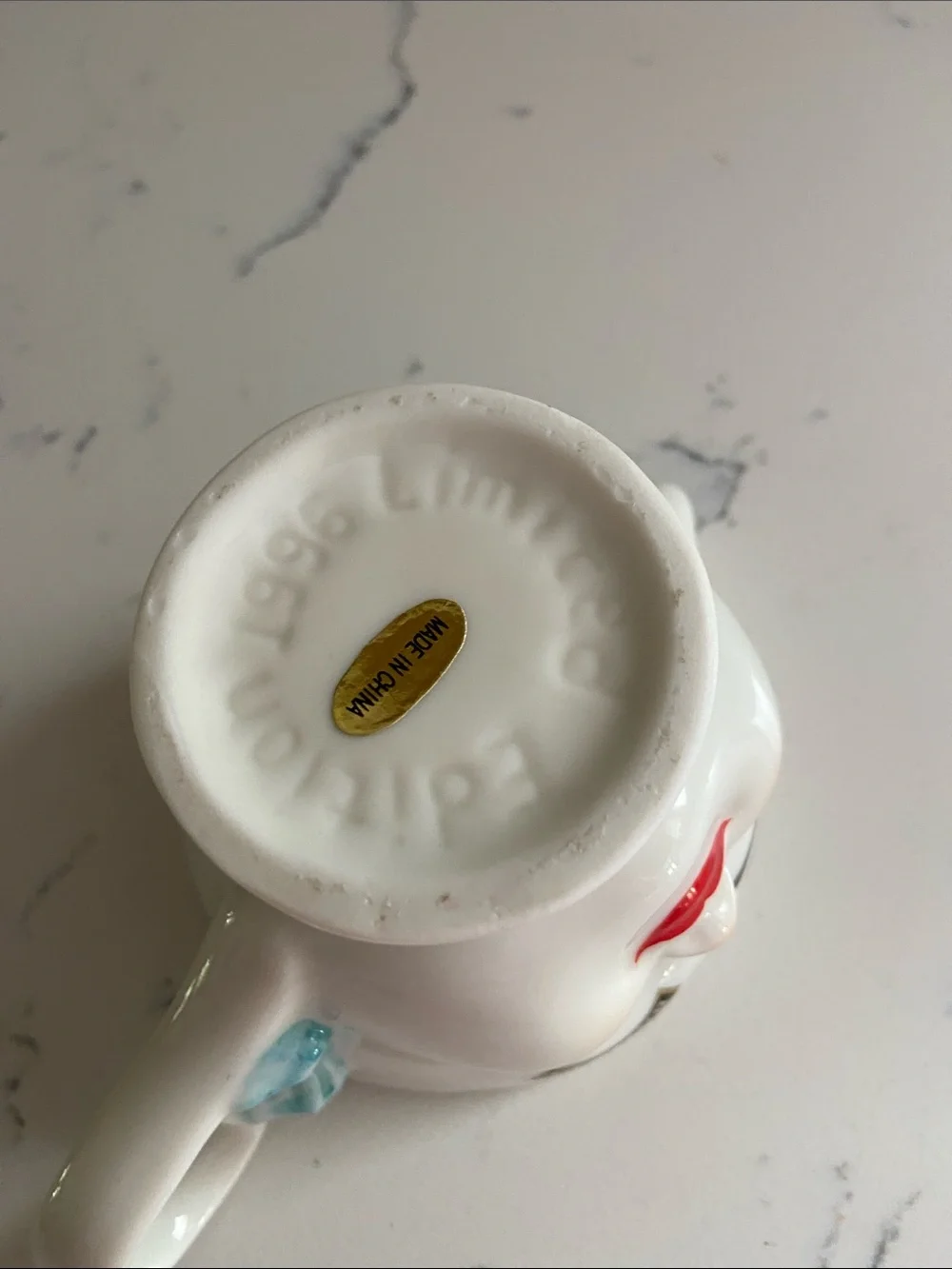 1996 Baileys Yum Winking Face Creamer Ceramic Pitcher